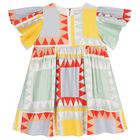 Girls Multi-Coloured Dress, 1, hi-res