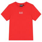 Boys Red & Black Logo Shorts Set, 2, hi-res