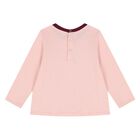 Younger Girls Mini Me Pink Long Sleeve Top, 2, hi-res