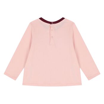 Younger Girls Mini Me Pink Long Sleeve Top