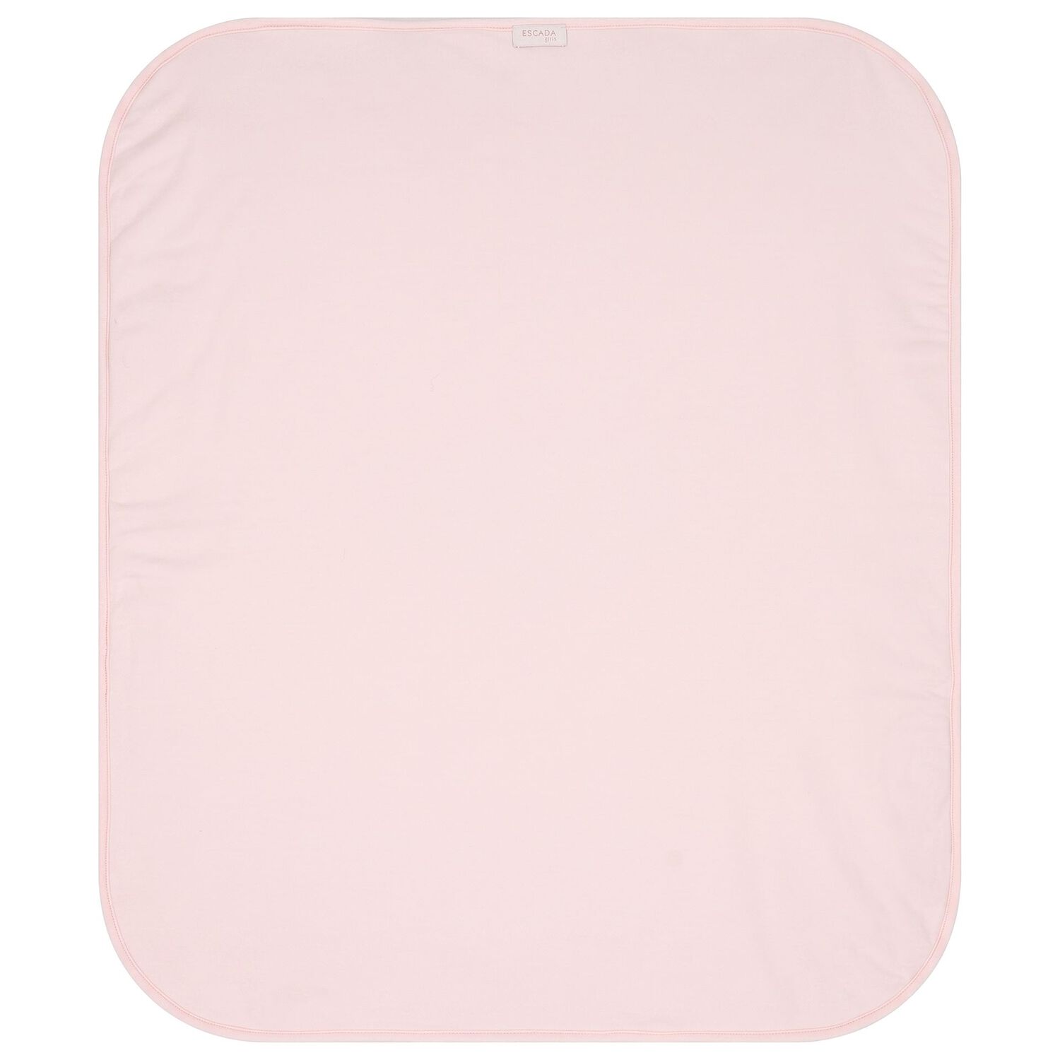 Baby Girls Pink & Gold Logo Blanket, 2, hi-res