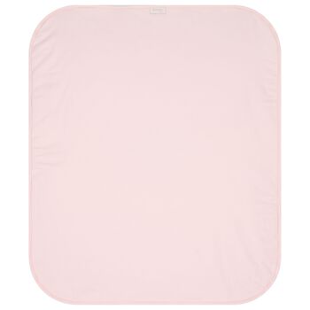 Baby Girls Pink & Gold Logo Blanket