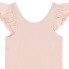 Girls Pink Ruffled Top, 1, hi-res