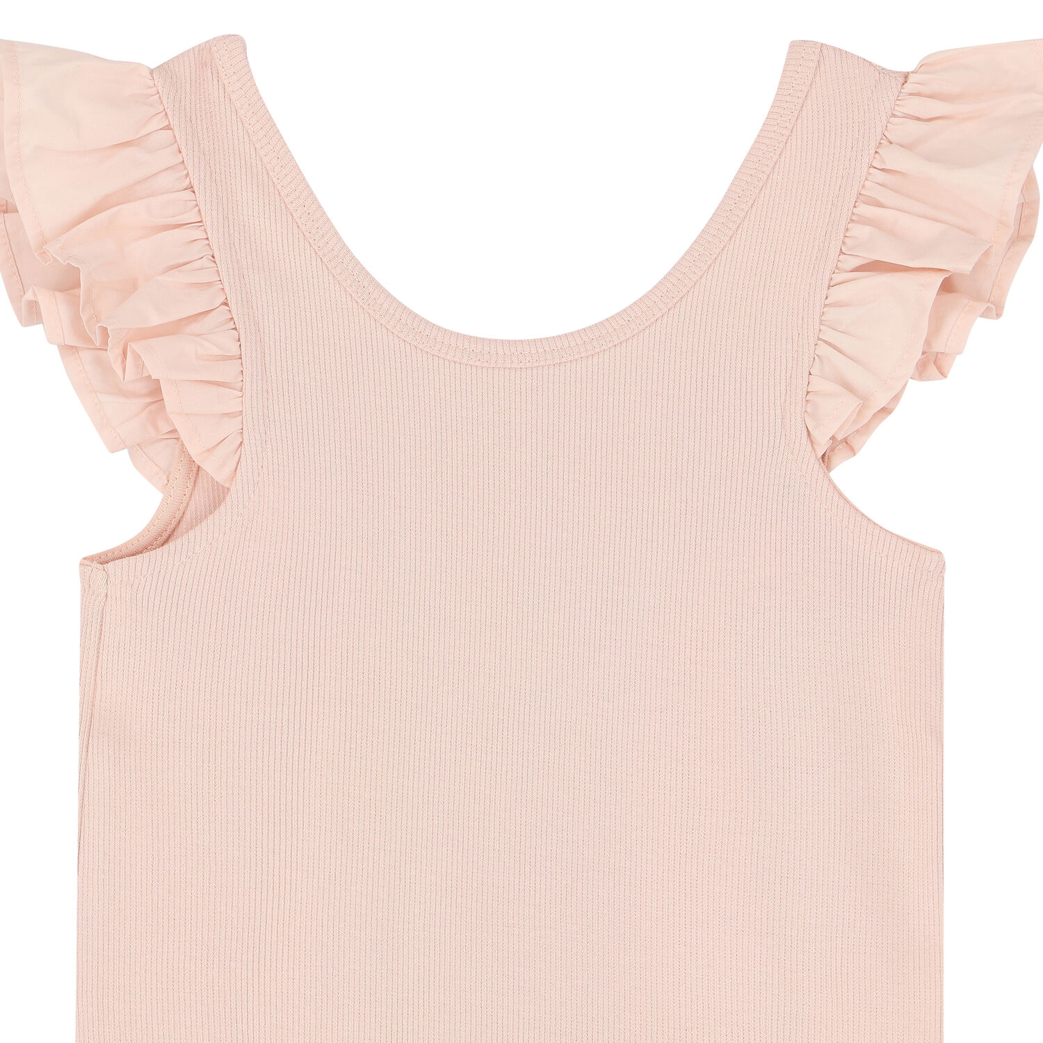 Girls Pink Ruffled Top, 1, hi-res