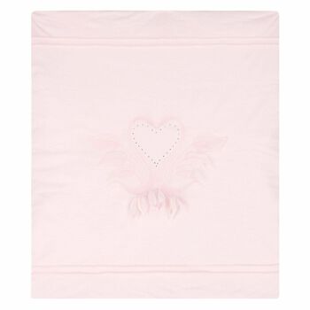 Baby Girls Pink Embellished Blanket