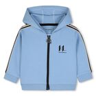 Younger Boys Blue Ikonik Karl Tracksuit Set, 1, hi-res