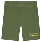 Green Logo Shorts, 1, hi-res