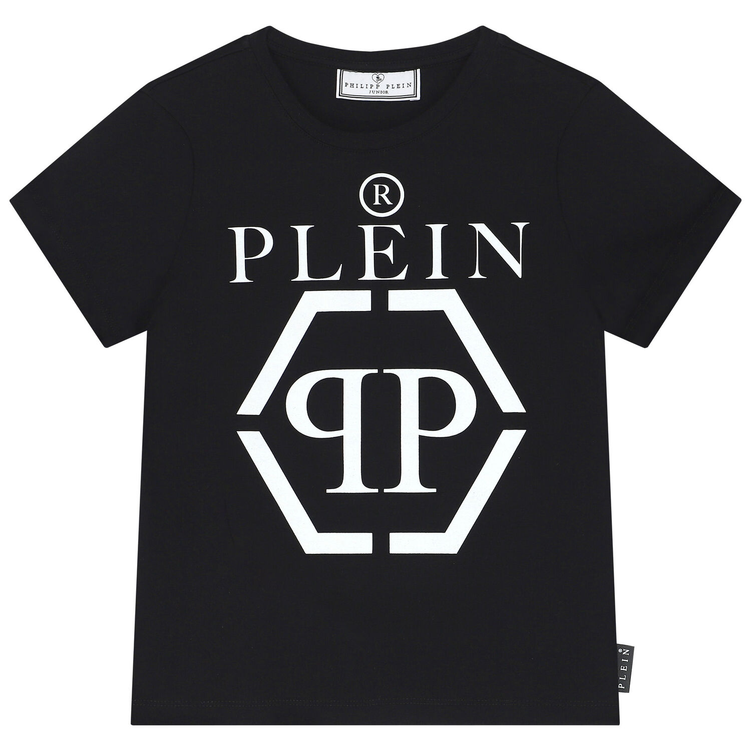 Boys Black Logo T-Shirt, 1, hi-res image number null