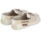 Baby Boys White & Ivory Moccasins, 1, hi-res