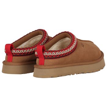 Beige Tazz Suede Mules
