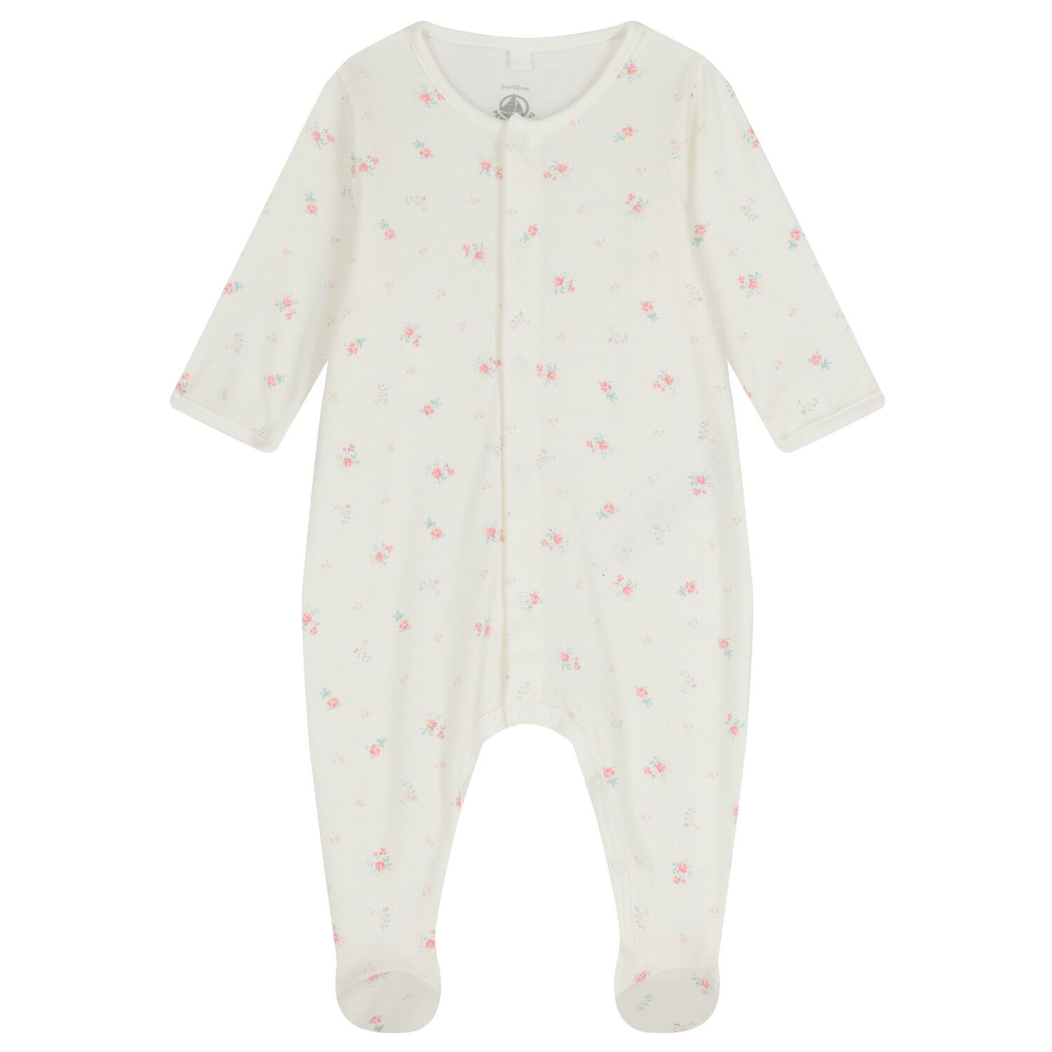 Baby Girls Ivory Floral Babygrow Gift Set, 1, hi-res