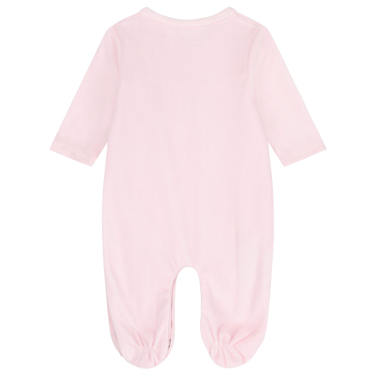 Baby Girls Pink & White Babygrows ( 2 Pack ), 1, hi-res