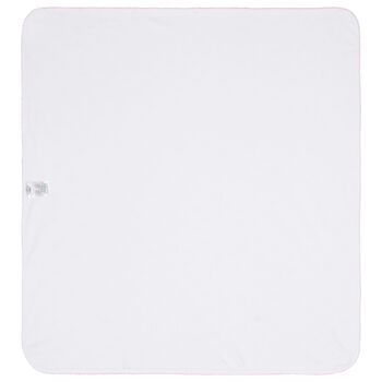 Baby Girls White Billowy Bows Blanket