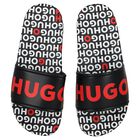 Boys Black & White Logo Sliders, 1, hi-res