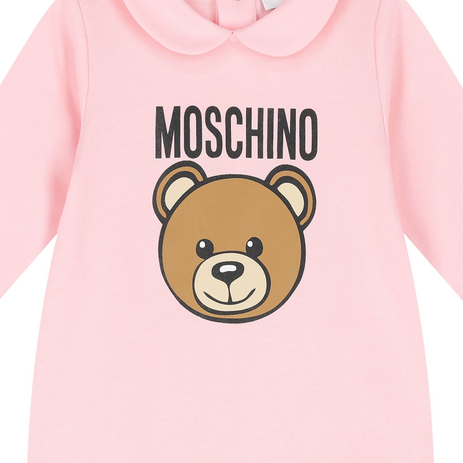 Baby Girls Pink Teddy Bear Logo Babygrow, 5, hi-res