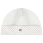 White & Beige Logo Babygrow Gift Set, 1, hi-res