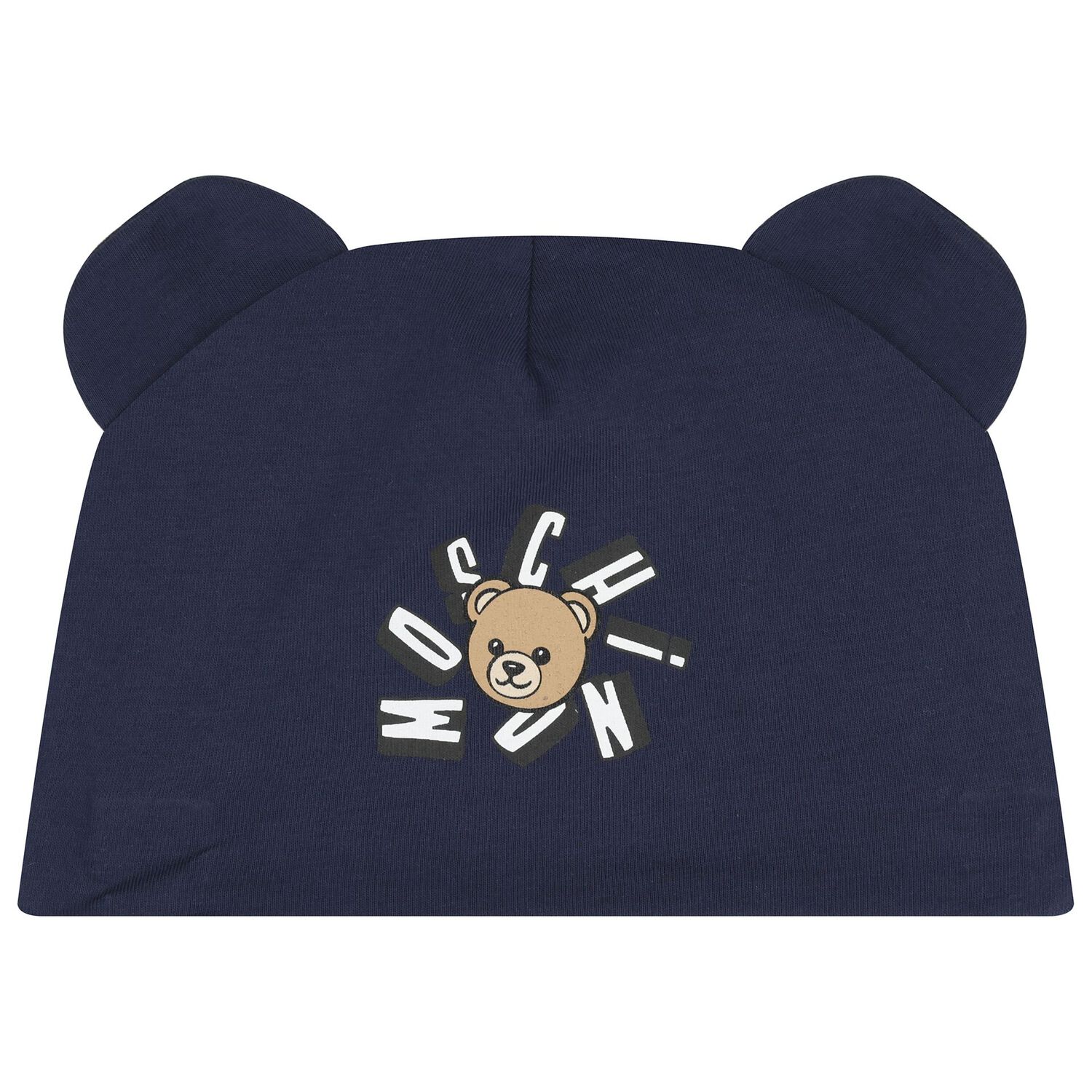 Navy Blue Teddy Bear Logo Babygrow Gift Set , 2, hi-res