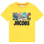 Boys Yellow Logo T-Shirt, 2, hi-res