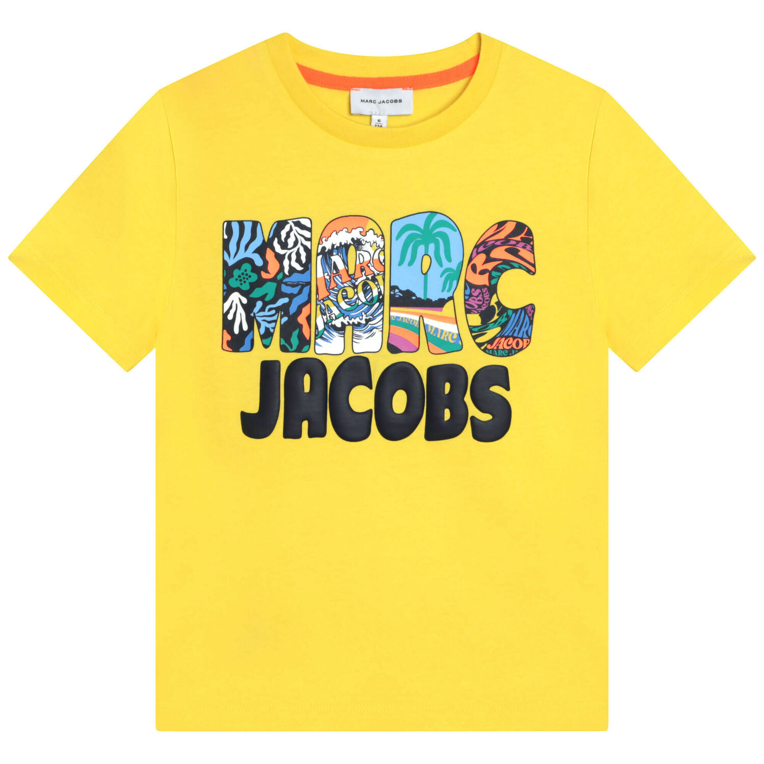 Boys Yellow Logo T-Shirt, 2, hi-res