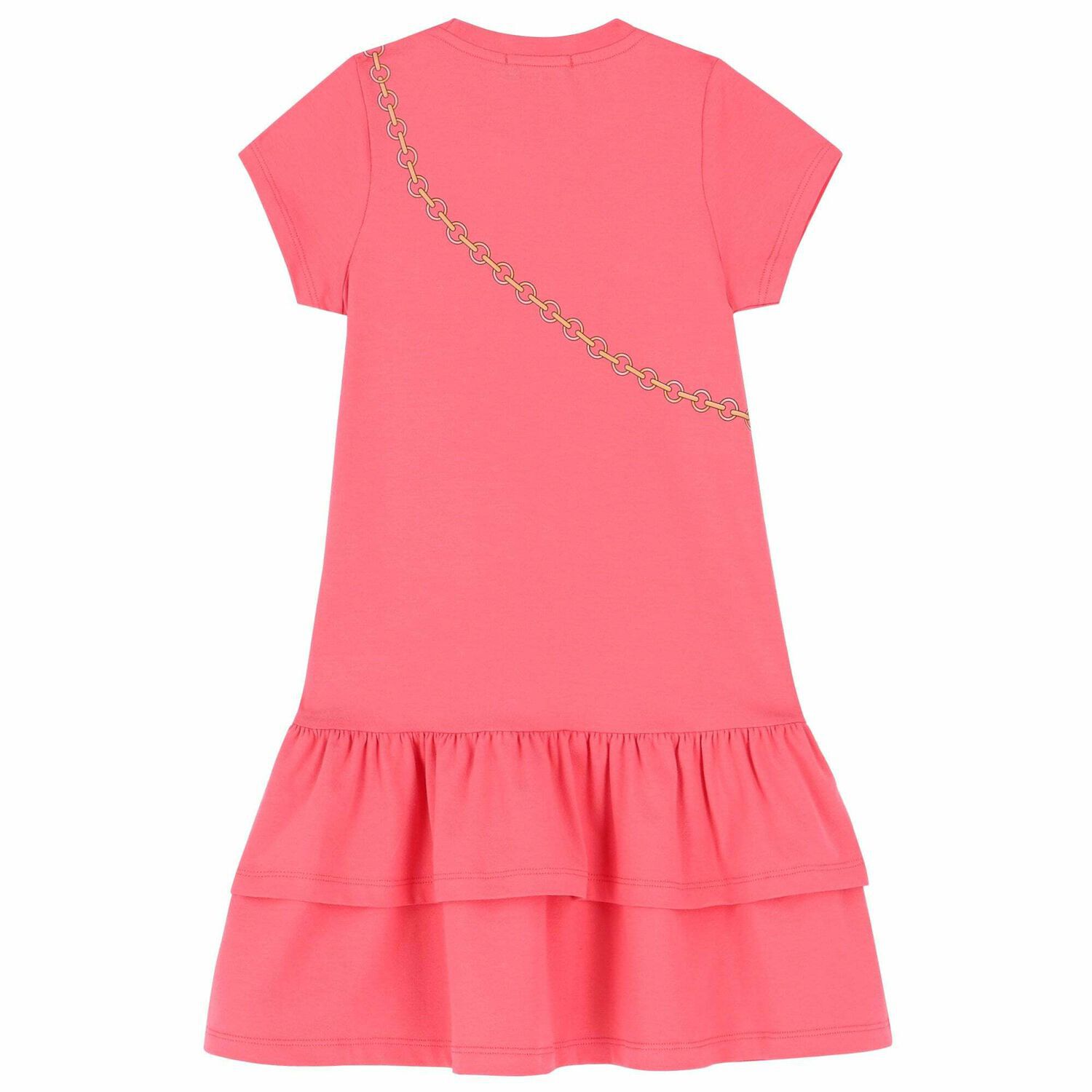 Girls Pink Bag Dress, 1, hi-res