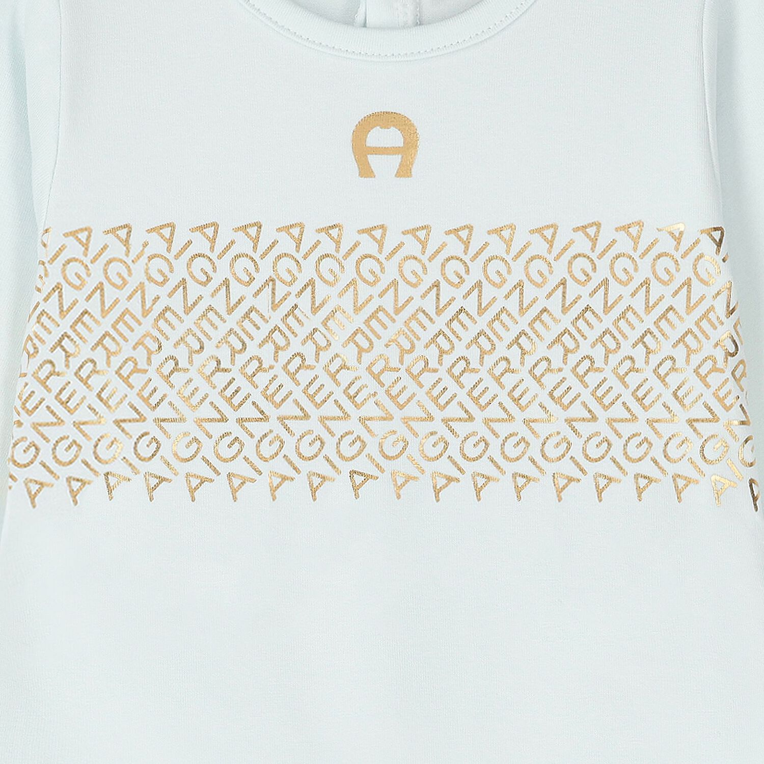 Boys Pale Blue & Gold Babygrow & Hat Gift Set, 1, hi-res