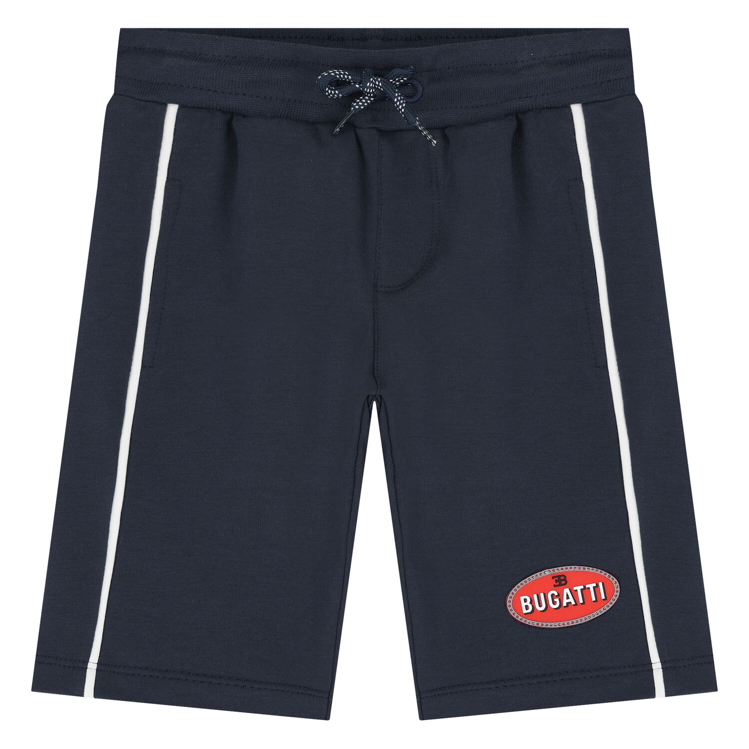 Younger Boys Navy Blue Logo Shorts, 1, hi-res image number null