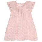 Girls Pink Dots Dress, 1, hi-res