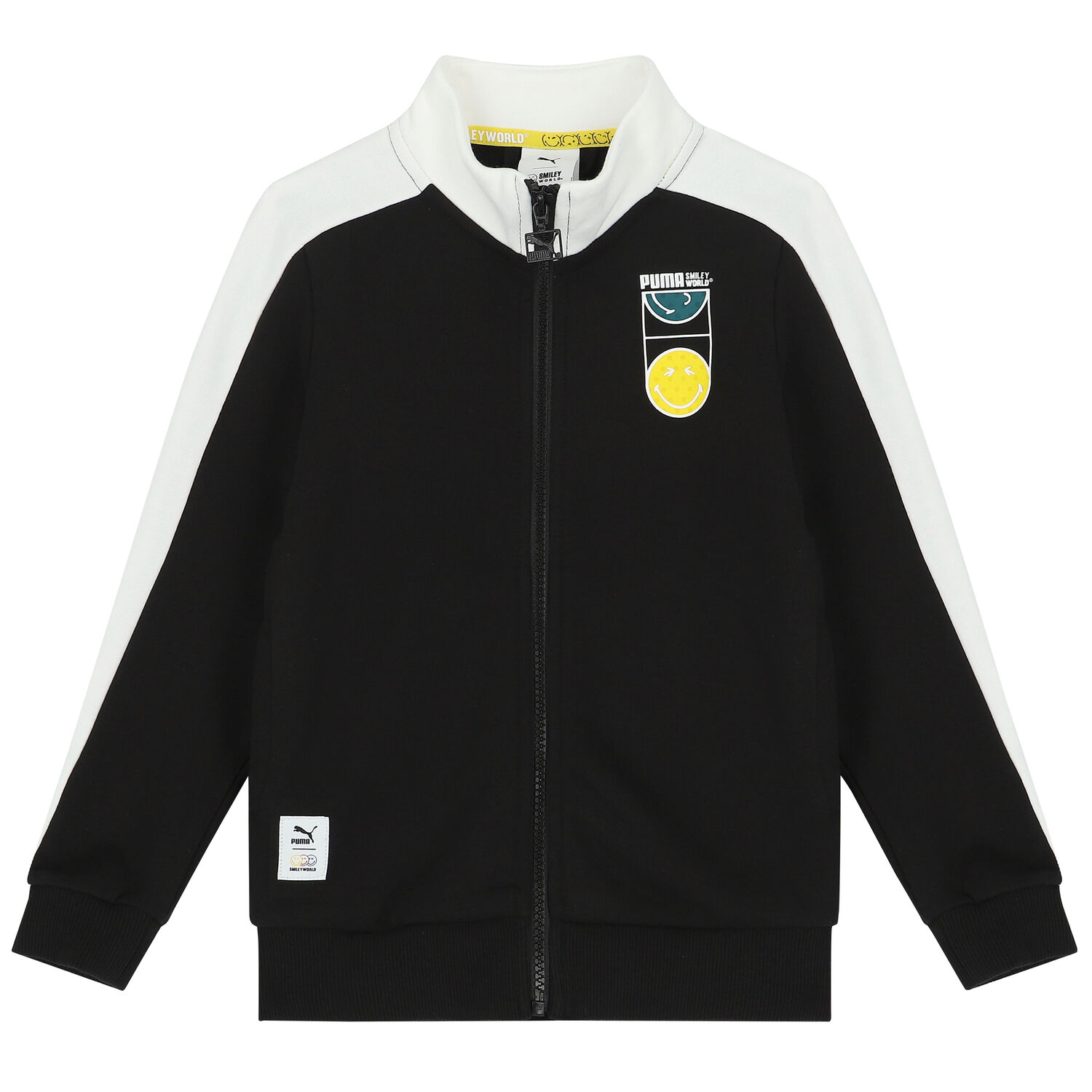 Black & White Logo Zip Up Top, 1, hi-res image number null