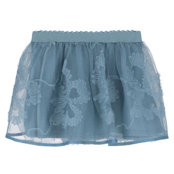 Younger Girls Blue Tulle Skirt
