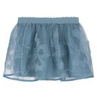 Younger Girls Blue Tulle Skirt, 2, hi-res