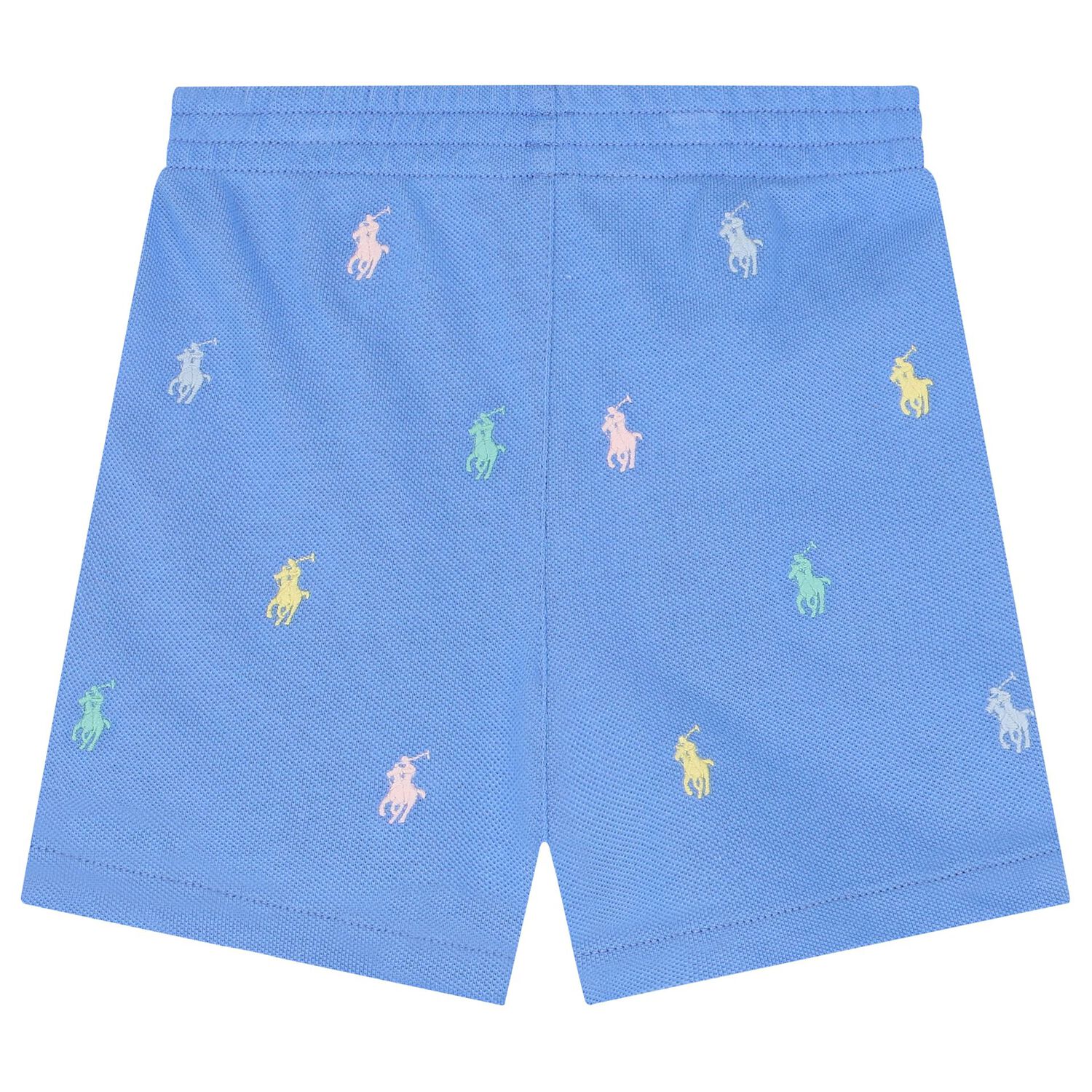 Baby Boys Pink & Blue Logo Shorts Set, 1, hi-res image number null