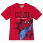 Boys Red Marvel T-Shirt, 1, hi-res