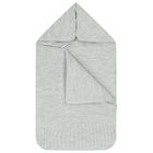 Grey Knit Baby Nest, 2, hi-res