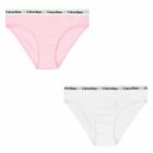 Girls White & Pink Bikini Brief (2 Pack), 1, hi-res