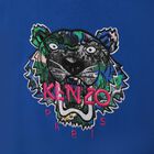 Girls Blue Tiger Logo Sweatshirt, 1, hi-res