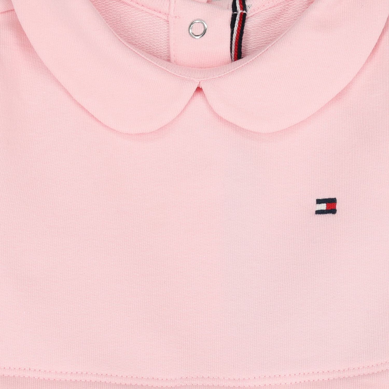 Younger Girls Pink Logo Dress, 3, hi-res