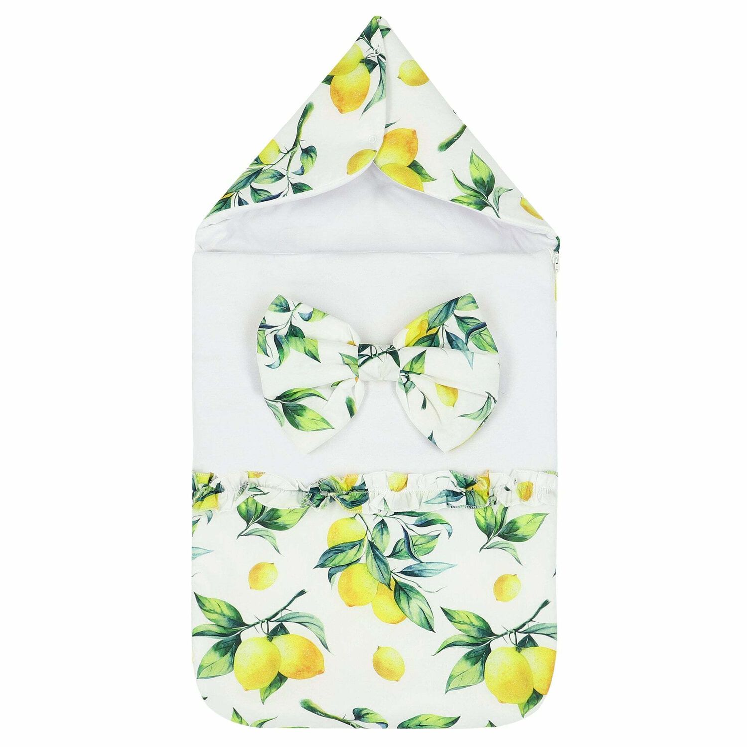 Baby Girls White Lemon Baby Nest, 1, hi-res image number null