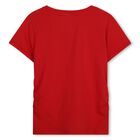 Girls Red Logo T-Shirt, 1, hi-res