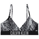 Girls Black and White Logo Bikini, 1, hi-res