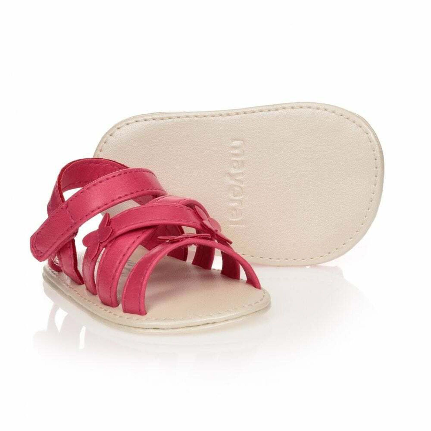 Baby Girls Pink Sandals, 2, hi-res image number null