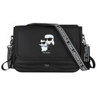 Black Logo Baby Changing Bag, 1, hi-res