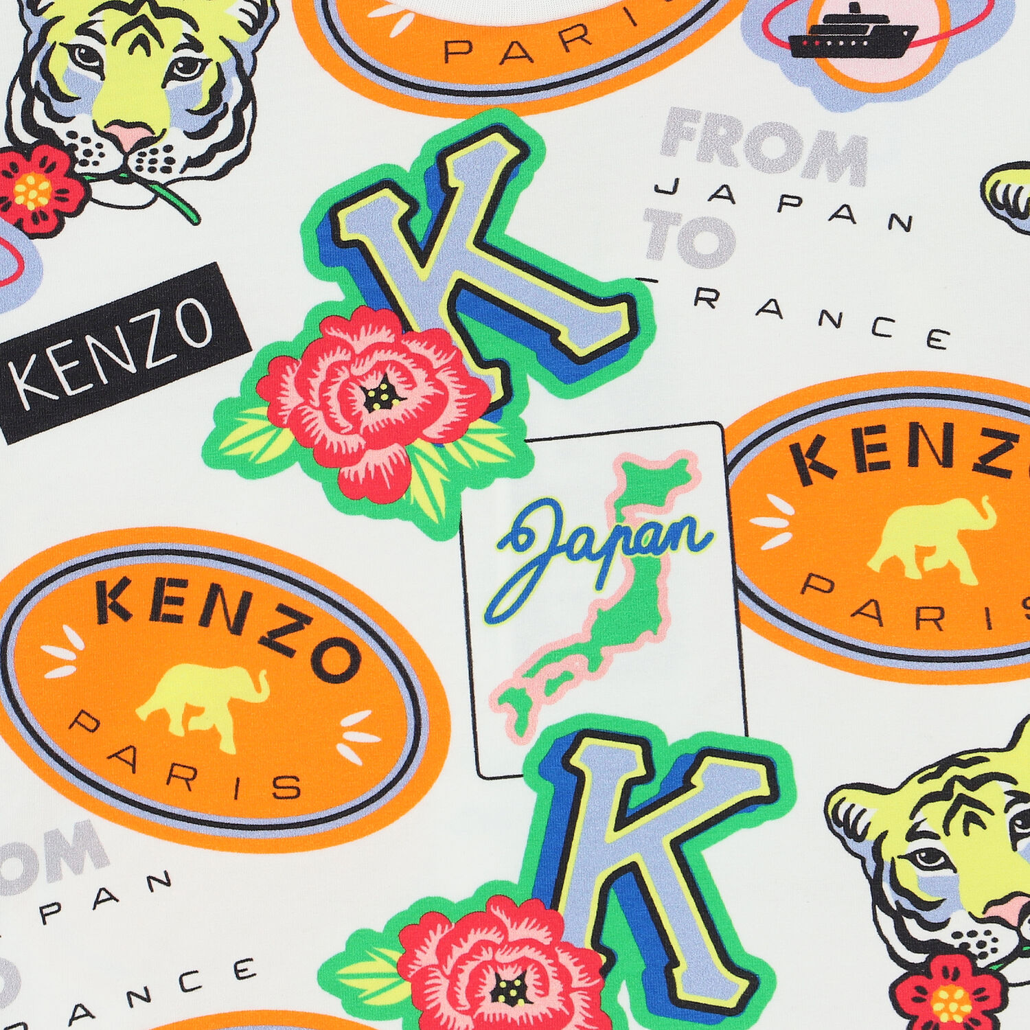 Girls White Logo T-Shirt, 1, hi-res