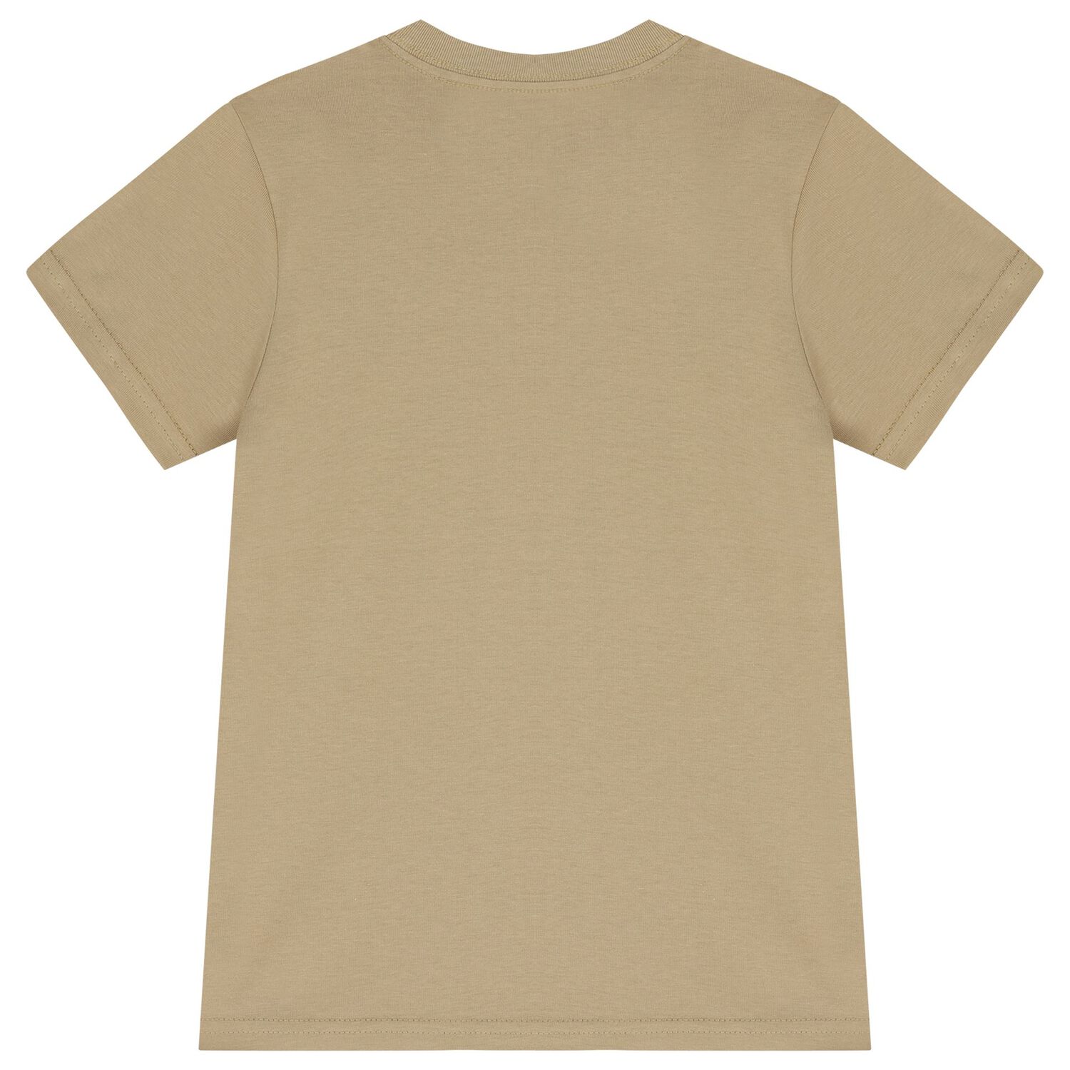 Boys Beige Logo T-Shirt, 1, hi-res