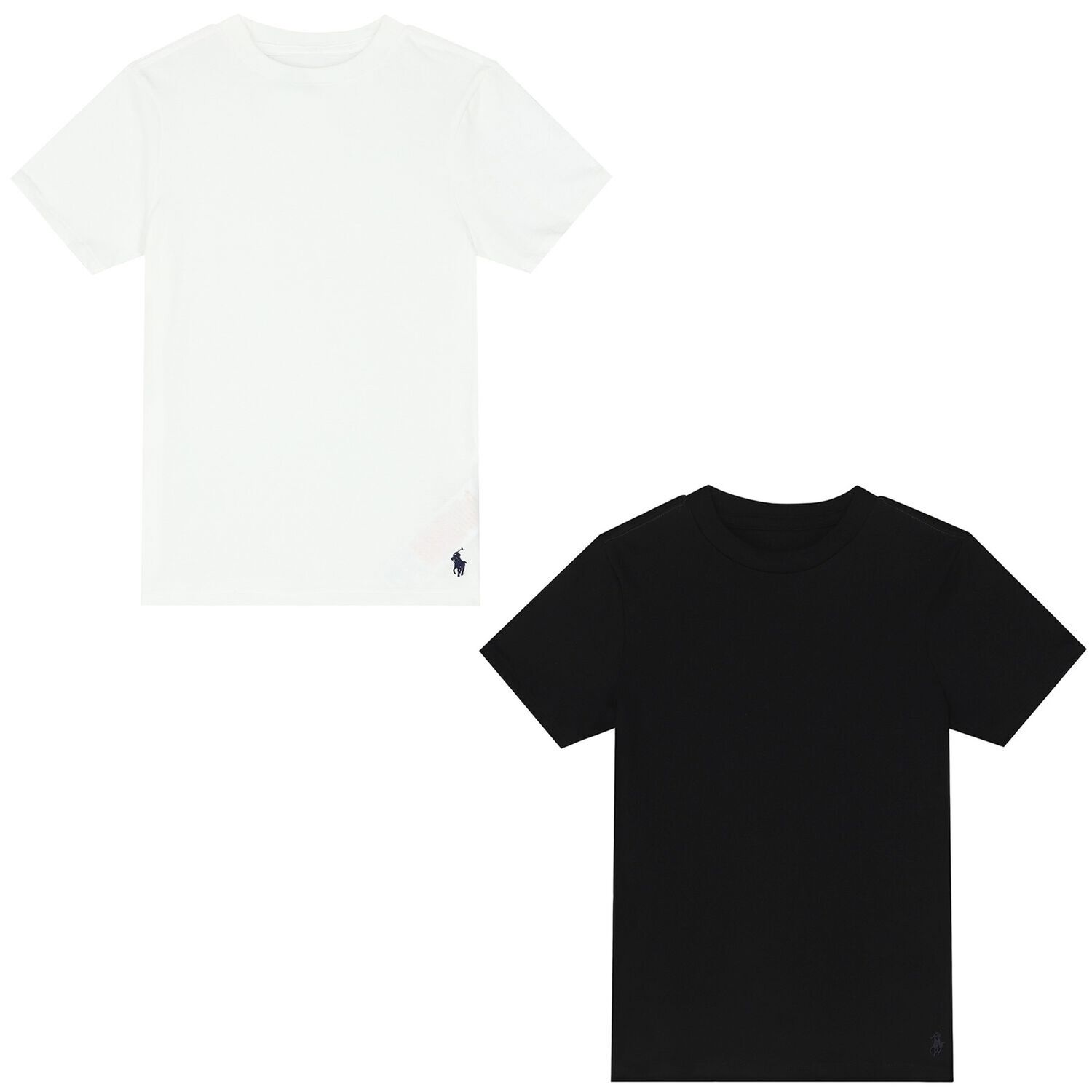 Boys Black & White Logo T-Shirts ( 2-Pack ), 1, hi-res