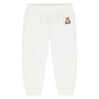 Younger White Teddy Bear Logo Tracksuit, 1, hi-res