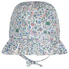 Younger Girls Blue & Green Liberty Hat, 1, hi-res