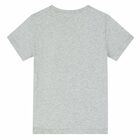 Boys Grey Cotton T-Shirt, 1, hi-res