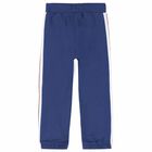 Younger Boys Navy Blue Logo Joggers, 2, hi-res