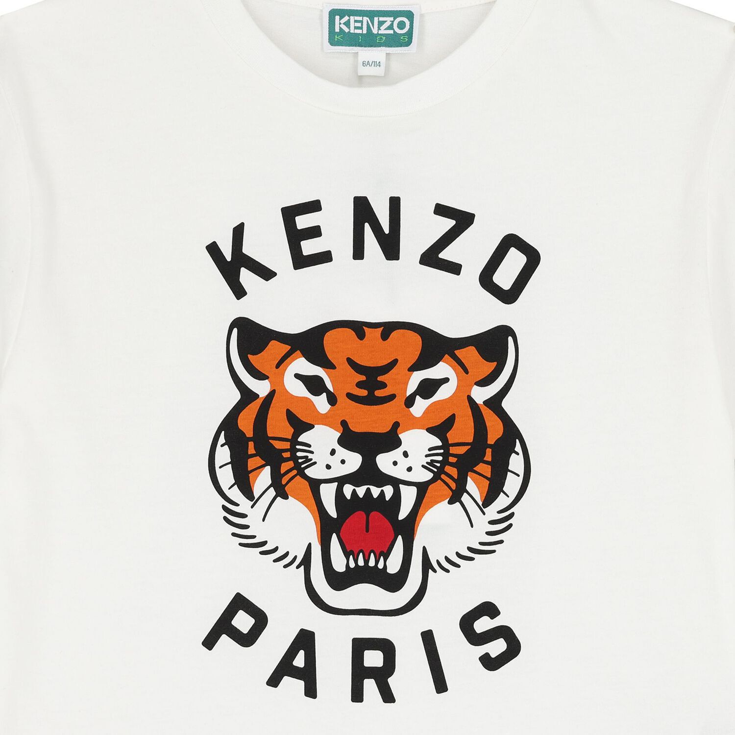 Ivory Tiger Logo T-Shirt, 1, hi-res image number null