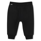 Younger Boys Mini Me Black Logo Tracksuit, 1, hi-res
